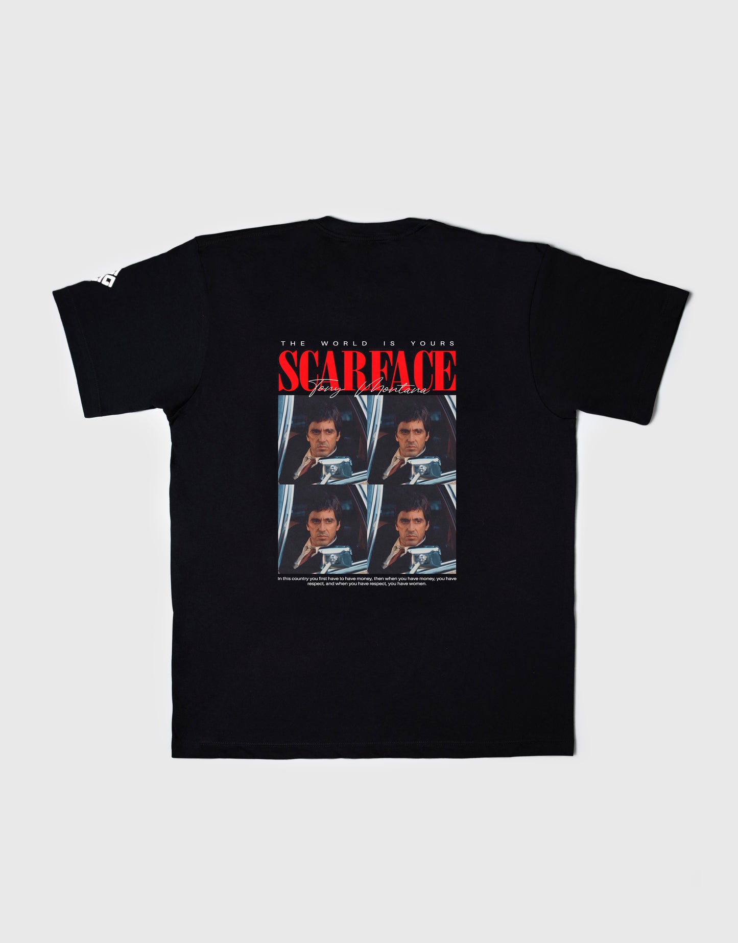 SCARFACE T-SHIRT - BLACK