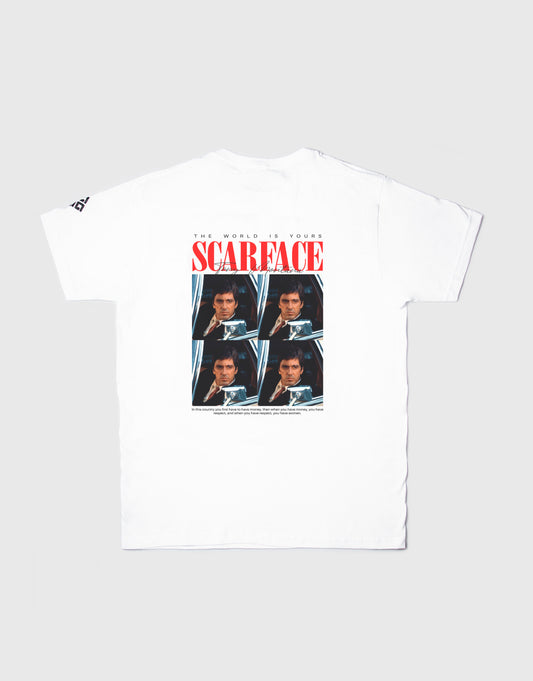 SCARFACE T-SHIRT - WHITE
