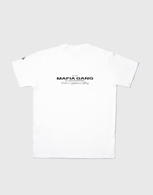 MAFIA GANG T-SHIRT - WHITE